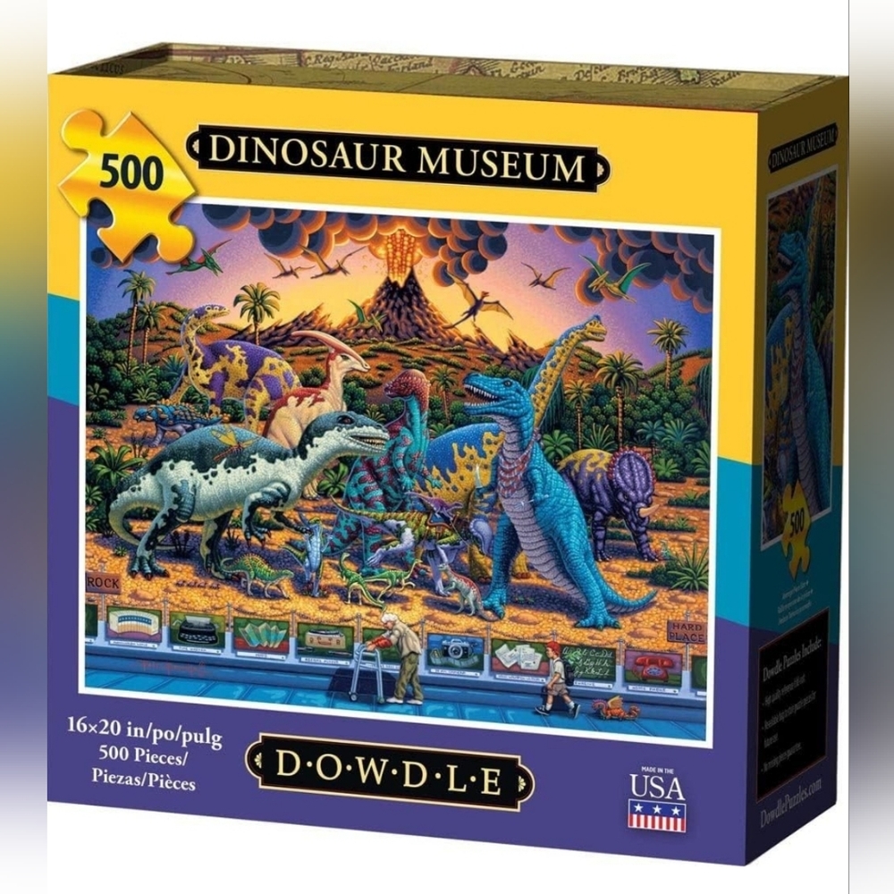 Dowdle Jigsaw Puzzle - Dinosaur Museum - 500 Piece